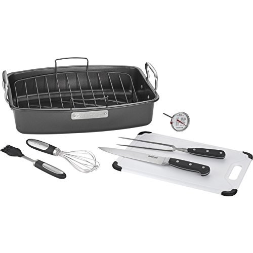 Cuisinart 8-piece Ovenware Nonstick Roasting Set, Steel