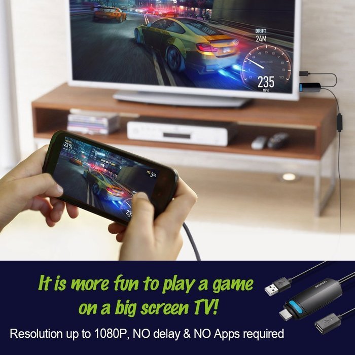 LETSCOM Lightning to HDMI Adapter for iPhone, HDMI Display Adapter - 1080P HDTV Adapter HDMI Streaming Dongle... N3