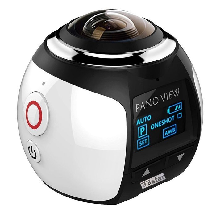 SSstar Action Camera Camcorder 4K Wireless 360 Degrees Wifi Mini Ultra HD Panorama Sport Driving 3D VR Camera... N2