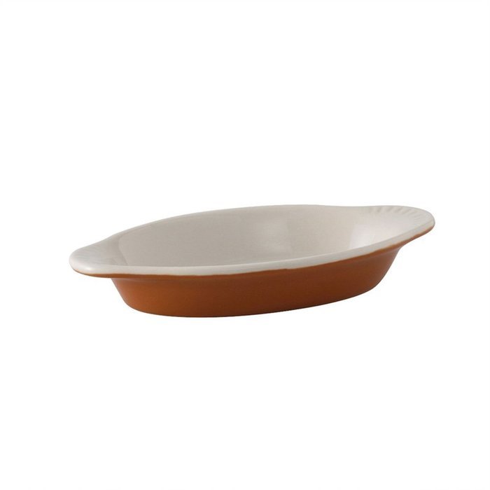 Tuxton B3N-150 15 Oz. Autumn / Eggshell Welsh Rarebit - 12 / CS