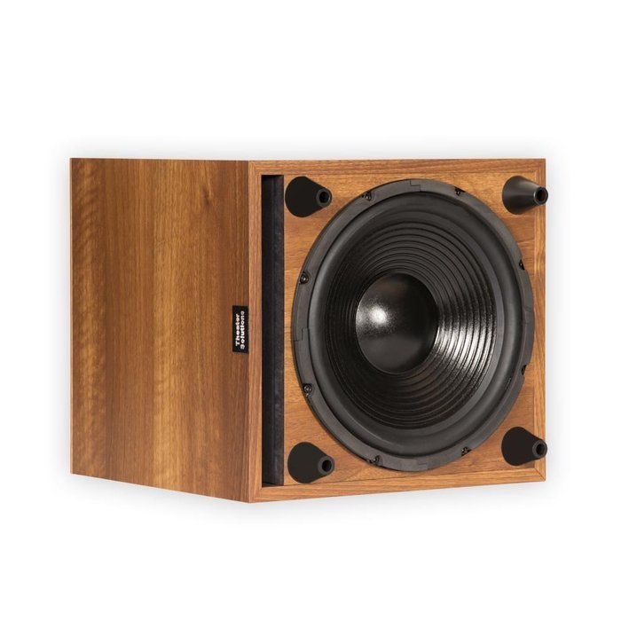 Theater Solutions SUB10DM Down Firing Powered Subwoofer (Mahogany)