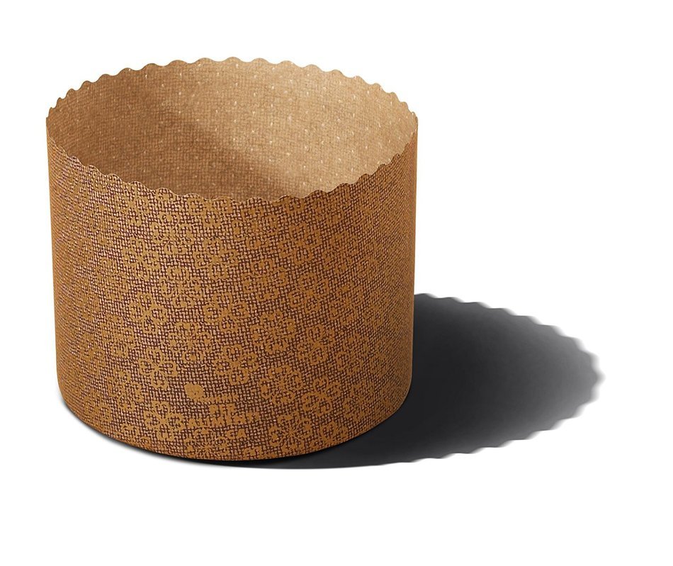 Round Traditional Panettone Alto Baking Molds Size 6 11/16" x 4.527"H (200) N2