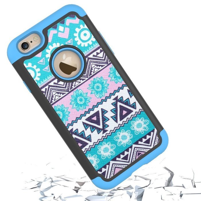 iPhone 6s Case, iPhone 6 Case, [4.7 Inch] by HLCT, Soft Interior Silicone Bumper & Hard Shell Solid PC Back, Shock-Absorption... N9