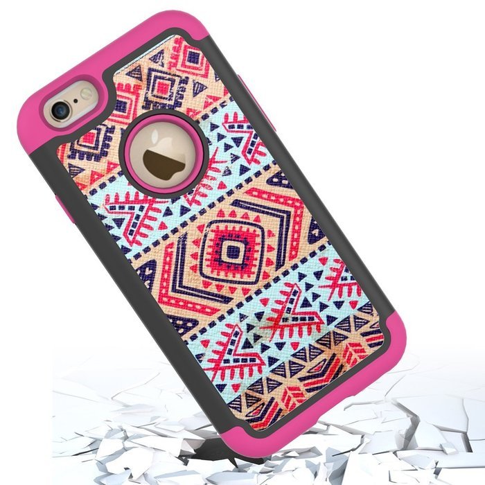 iPhone 6s Case, iPhone 6 Case, [4.7 Inch] by HLCT, Soft Interior Silicone Bumper & Hard Shell Solid PC Back, Shock-Absorption... N13