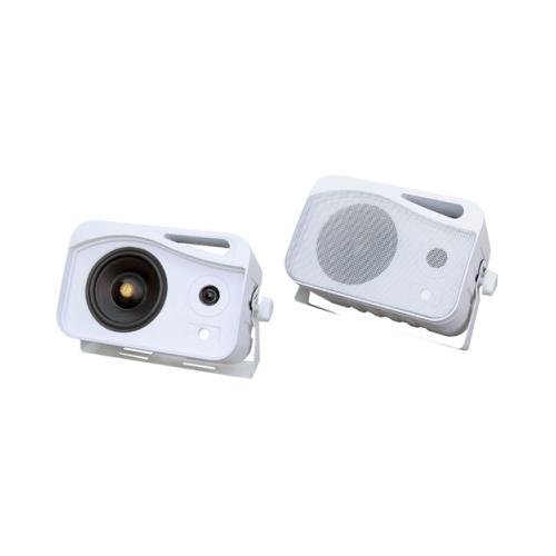 Pair Pyle Plmr26 5" 500w 3 Way Indoor Outdoor Waterproof Speakers 500 Watt