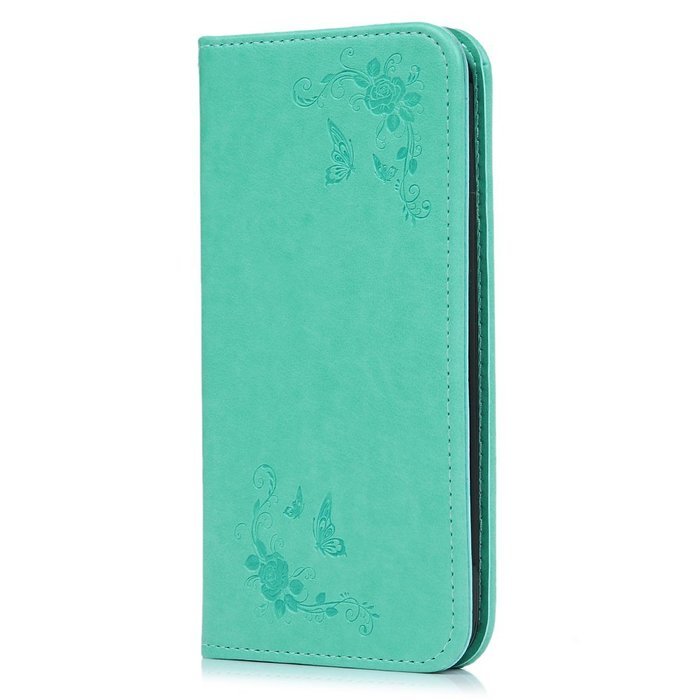 LG G5 Case,LG H868 Case - Wallet Folio Flip Magnetic Smart Closure Embossed Butterflies PU Leather Case with Stand... N7