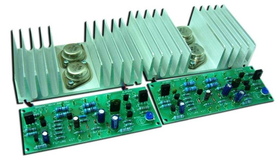 Power Amplifier OCL 50+50W Stereo R1% Assembled Electronic Circuit Kit : FA661