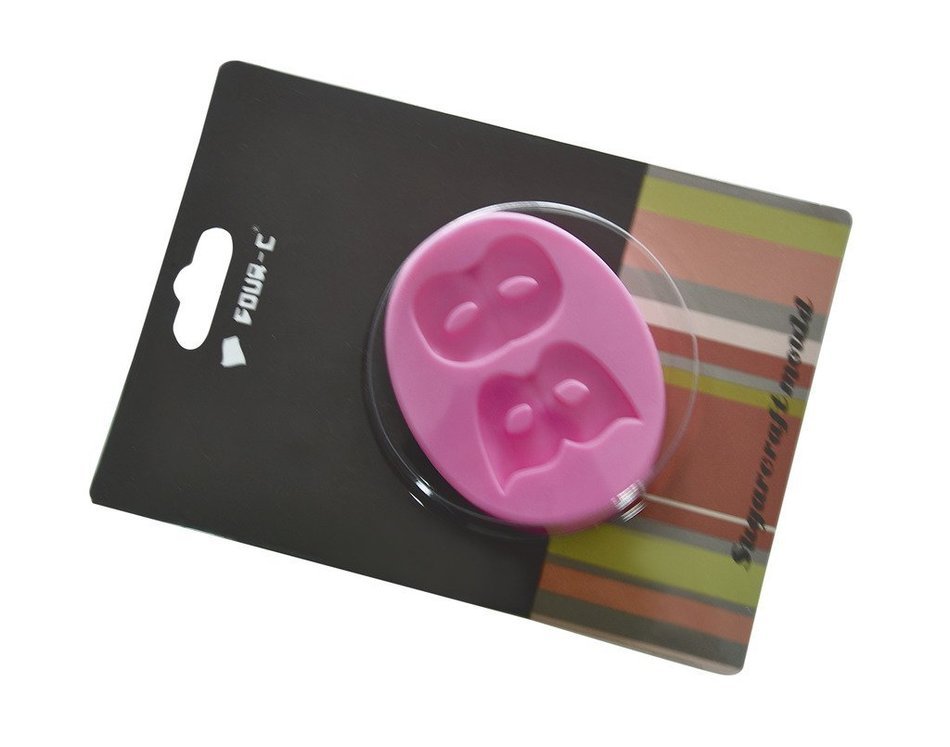 FOUR-C Silicone Cupcake Mold Sweet Decoration Mould Color Pink N3