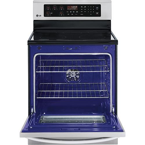 LG LRE3083ST 30" Stainless Steel Electric Smoothtop Range - Convection N3