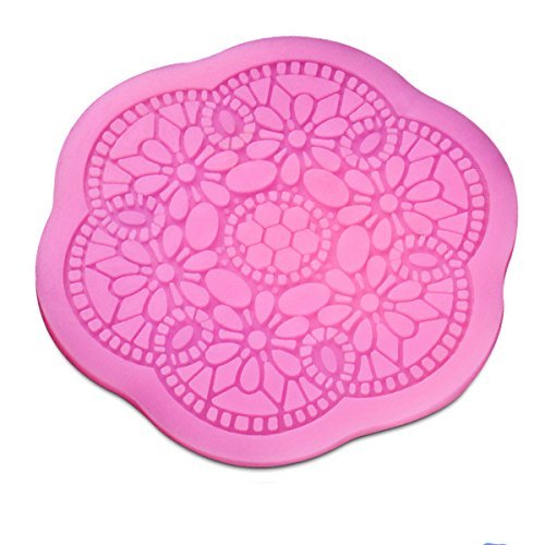 3D Lace Shaped Food Grade Silicone Mold by uGen! Soap Ice Cake Mold. Sugarcraft Tool. Wedding Chocolate Candy...