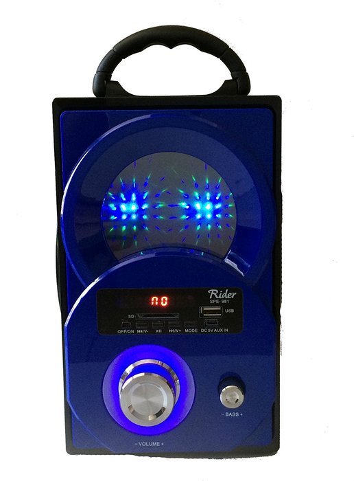 Rider Portable SD/USB Digital Speaker Multimedia Music Boombox Player-891R N4