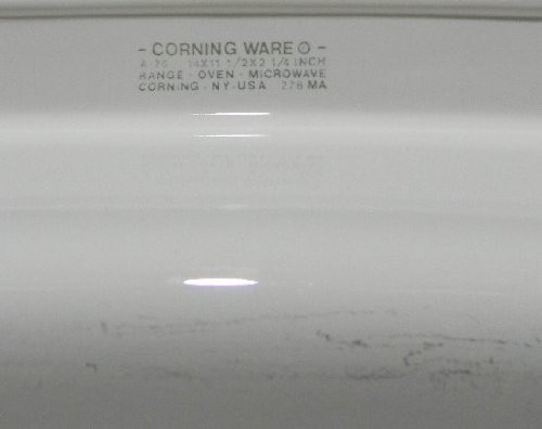 Corning Ware Huge A-76 Open Roaster Cornflower Roasting Pan N3