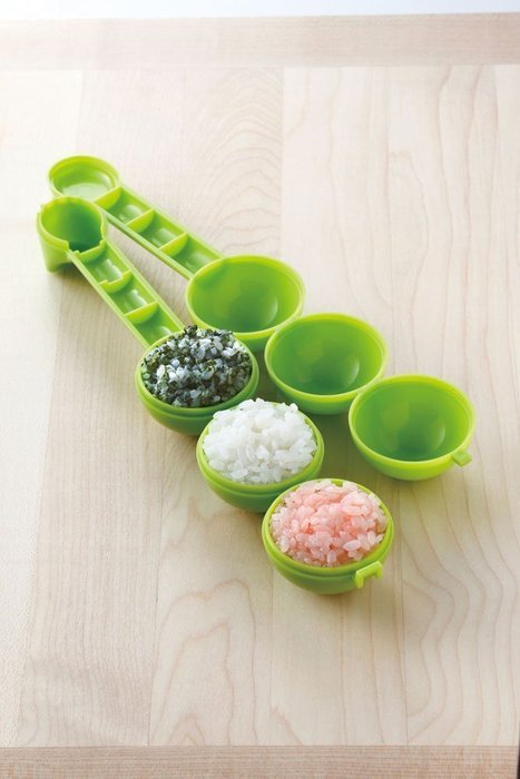 1 X Sushi Rice Ball Mold: Shake it!
