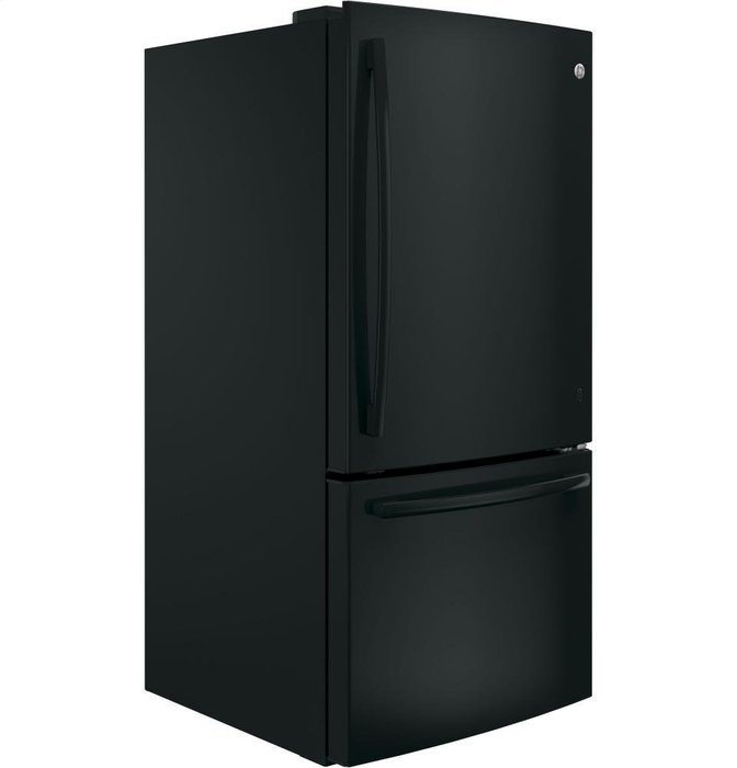 GE Black Bottom Freezer Refrigerator N7