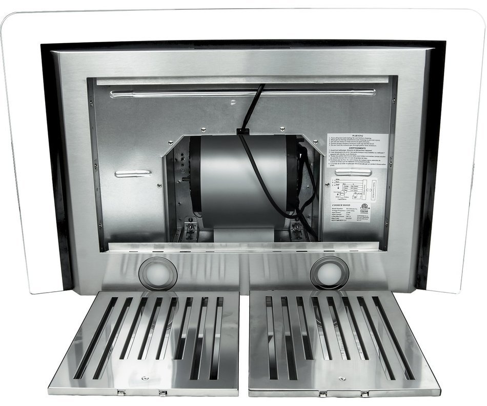 FIREBIRD New 36" European Style Wall Mount Stainless Steel Range Hood Vent W/Touch Button Control FBAK-AS866-90 N2