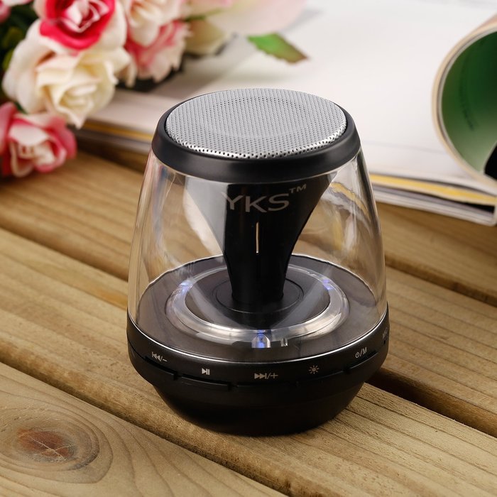 Bluetooth Speakers, YKS Wireless Portable Speaker with LED Lights, 4 Mode Lighting for Home Party / Beach / Picnic... N3