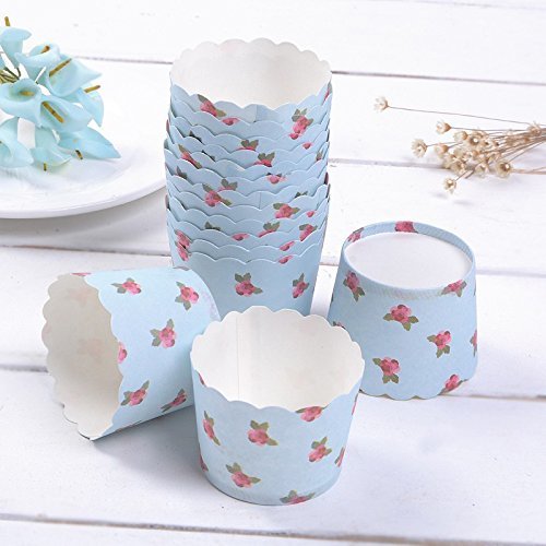 50pcs/lot, Round Flower and Heart Baking Cups,candy Cups,nut Cups,cupcake Liners,treat Favors N5