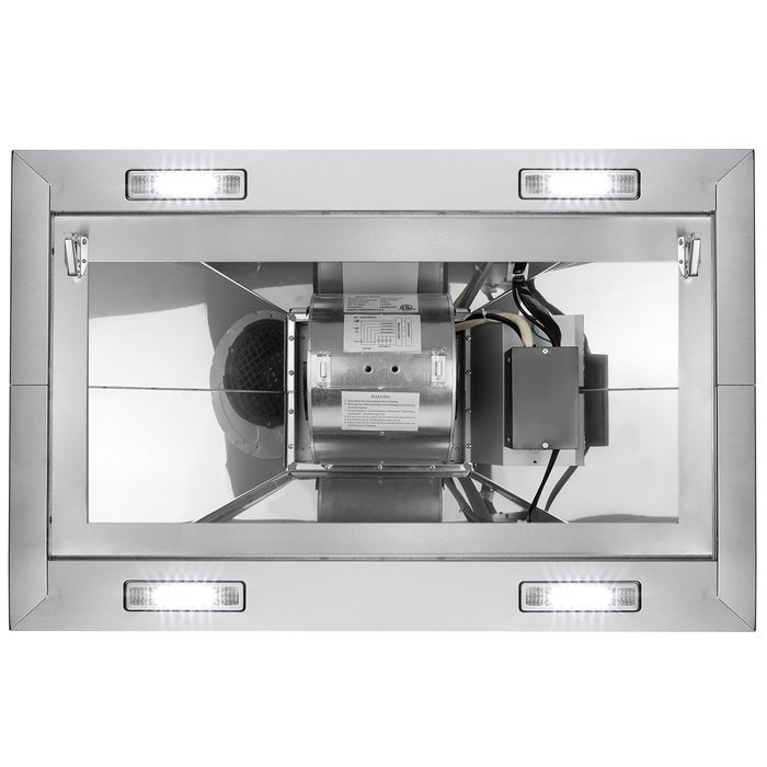 AKDY 36" Island Mount Stainless Steel Kitchen Vent Ducted Range Hood LED Display Touch Control N4