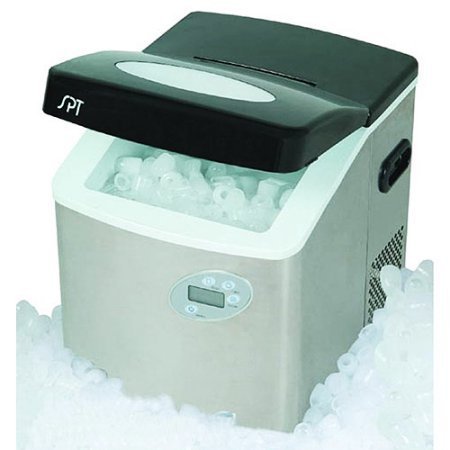 Sunpentown Stainless Portable Ice Maker - Self-Clean Function N2
