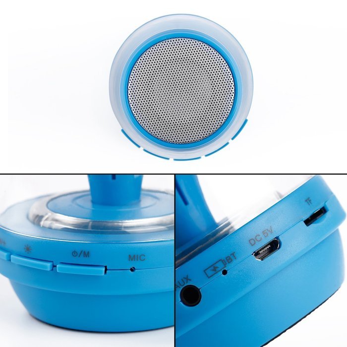Bluetooth Speakers, YKS Wireless Portable Speaker with LED Lights, 4 Mode Lighting for Home Party / Beach / Picnic... N6