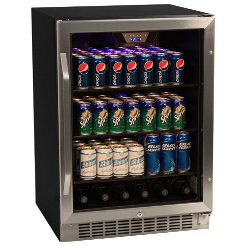 EdgeStar 148 Can Stainless Steel Beverage Cooler N7