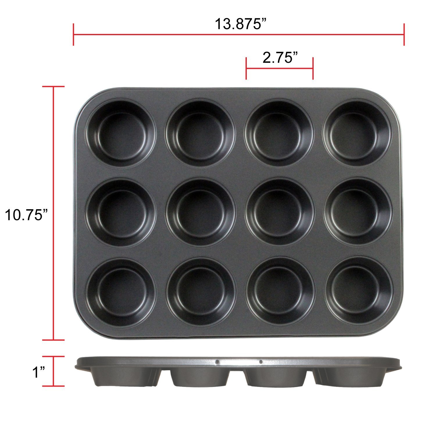 Excellante 24 cup Muffin Pan - Non Stick-0.4m/m N8 free image download