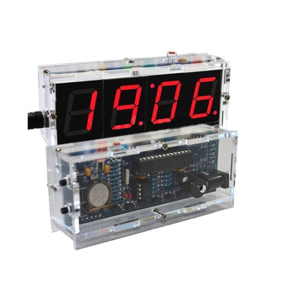 Electronic clock. Электронные часы на магнитах с сервоприводом.