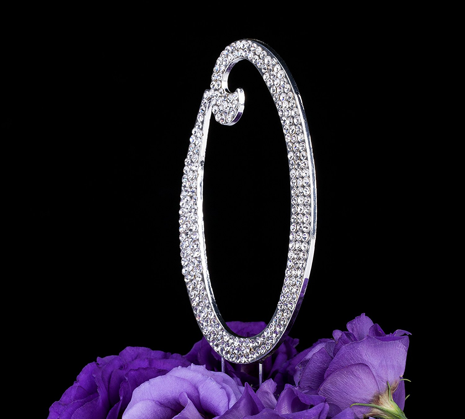 LOVENJOY Gift Box Pack Cross Rhinestone Crystal Gold Cake Decoration - View #10