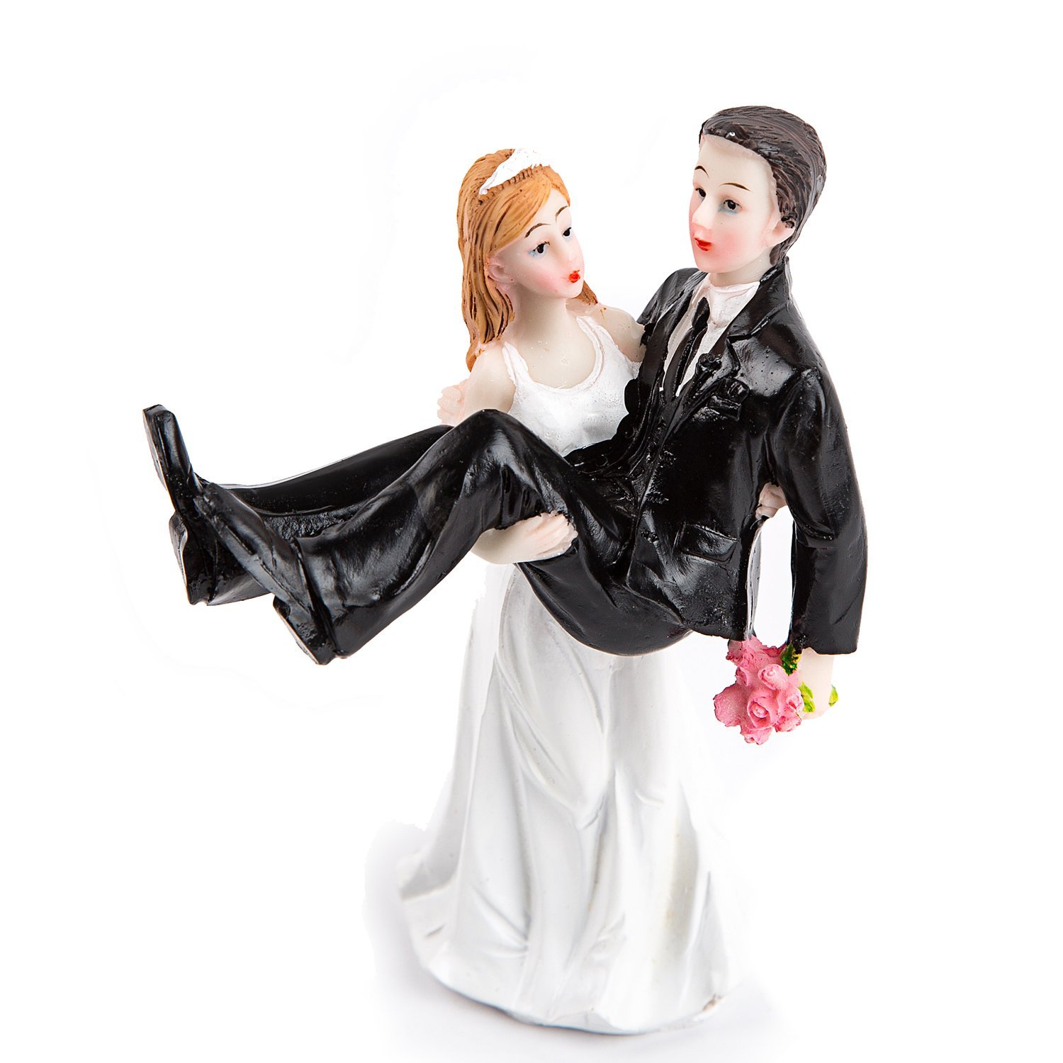 Better Line Funny Decorative Cake Toppers - Bride Carrying the Groom ...