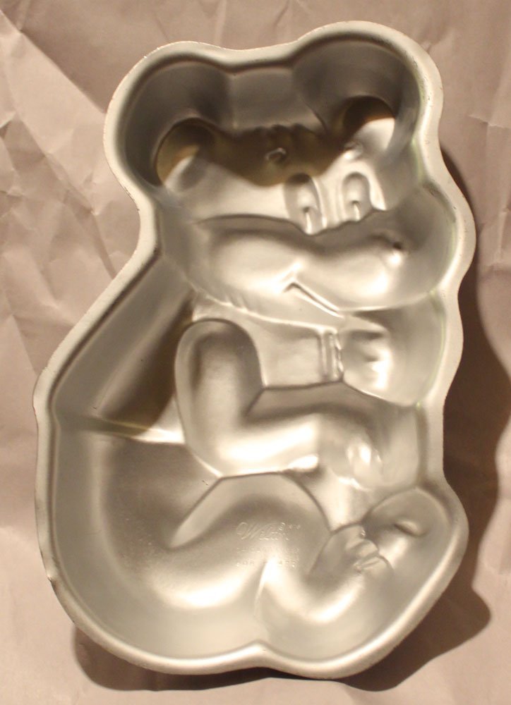 Vintage Wilton 508-477 Mini Teddy Bear Cake Pan 9in x 5.5in x 1.5in N2 ...