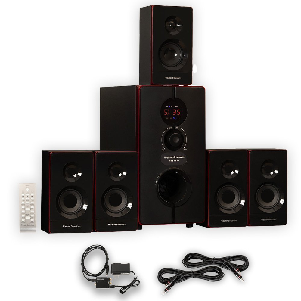 Theater Solutions TS516BT Home Theater Bluetooth 5.1 Speaker System