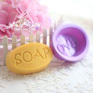 Skuleer&pound;&uml;TM)1 pcs High Quality 3d Decorative Soap Molds Silicone Soap Mold Mould Tray for Homemade Craft DIY