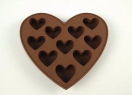 Heart Shape Silicone Cake Mold, Silcione Ice Tray Mold or Silicone Chocolate Mold