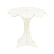 Dress My Cupcake Cardboard Cupcake Pedestal (Set of 6), Mini, White