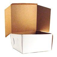 White Pie Box 10x10x2 1/2, 50 ct