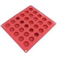 Freshware CB-650 Silicone 6-Cavity Round Chocolate Truffle, Candy and Gummy Mold, Pack of 4 N13
