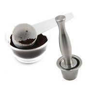 Coffee Tamper, IreVoor Stainless Steel Coffee Tamper 24mm / 1 Inch Flat Base for Nespresso Machine Refillable... N3
