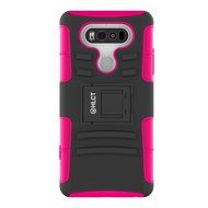 LG V20 Case, HLCT Rugged Shock Proof Dual-Layer PC and Soft Silicone Case With Built-In Kickstand for LG V20 (... N21