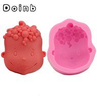 Doinb Sun+Moon (Mother+Baby) Soap Clay Candy Cake Pastry Fondant Chocolate Moulds FDA Silicone Molds Outer Size... N4
