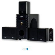 Acoustic Audio AA5104 Home Theater 5.1 Speaker System with USB Bluetooth Surround Sound