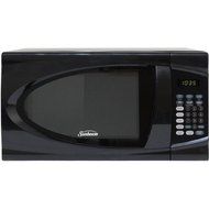 Sunbeam 0.9 cu ft Microwave, Black, Speed and weight defrost