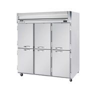 Beverage-Air HFP3-5HS Horizon Series Three Section Solid Half Door Reach-In Freezer 74 cu.ft. Capacity Stainless...