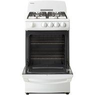 Danby DR200WGLP 20-Inch Gas Range with 4 Burners, Electronic Ignition and 2.4 Cubic Feet Oven, White N3