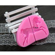 Generic DIY Sugarcraft Chocolate Cake Decorating Mould Carousel Horse Mold N6