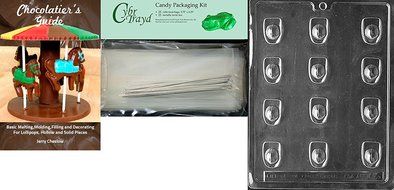 Cybrtrayd J007 Fireman&#039;s Hat Chocolate Candy Mold with Exclusive Cybrtrayd Copyrighted Chocolate Molding Instructions N2
