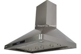 XtremeAir PX02-W30 Wall Mount Range Hood with 900 CFM Baffle Filters with Grease Drain Tunnel, 30"