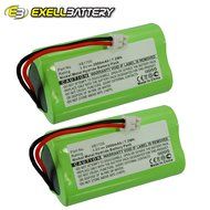 NEW EURO PRO 2pc Ni-MH 3.6V Battery Fits Shark Vacuums USA SHIP N2