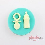 Sher Baby Bottle Nipples Fondant Cake Chocolate Silicone Molds,Decoration Tools Bakeware N5