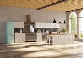 Smeg A3XU6 48" Freestanding Dual Fuel Cavity "Opera" Range 5 Gas Burners &amp; Electric Grill in Stainless Steel N2