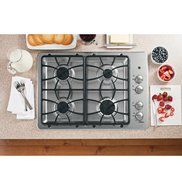 GE JGP333SETSS 30" Stainless Steel Gas Sealed Burner Cooktop